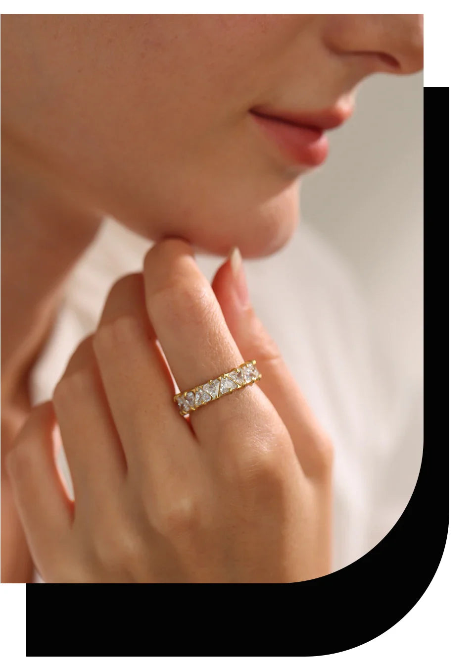 Delicate Bling Zirconia Ring