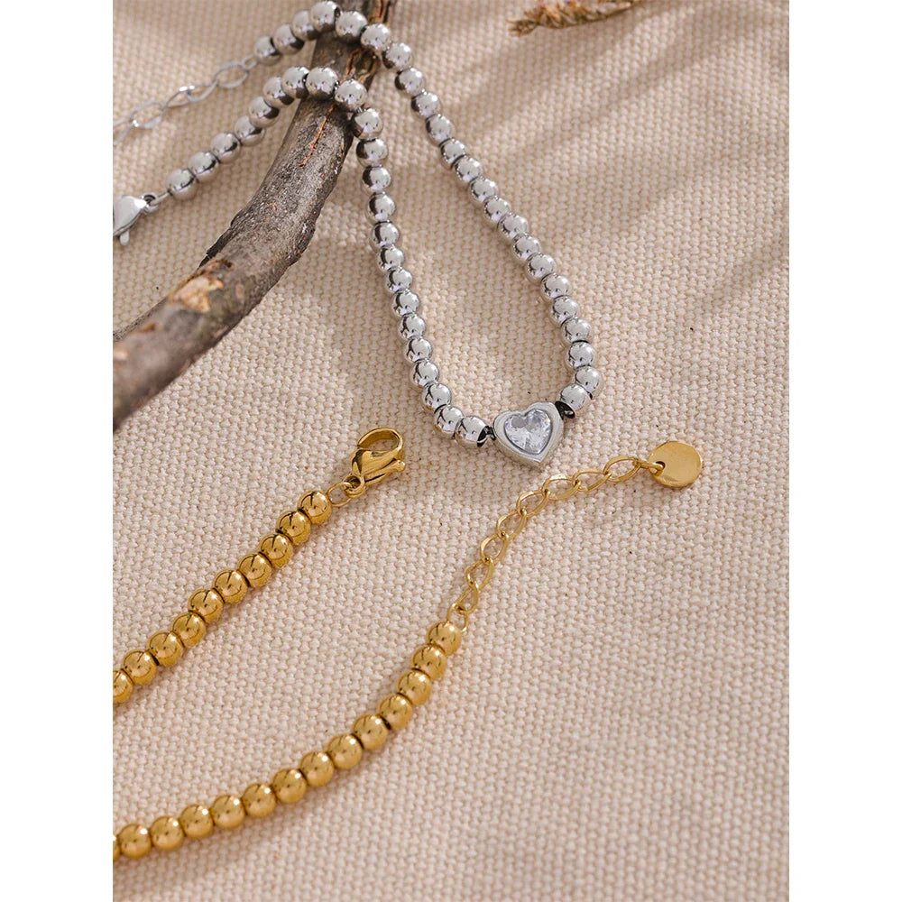 Gold Heart Bracelet