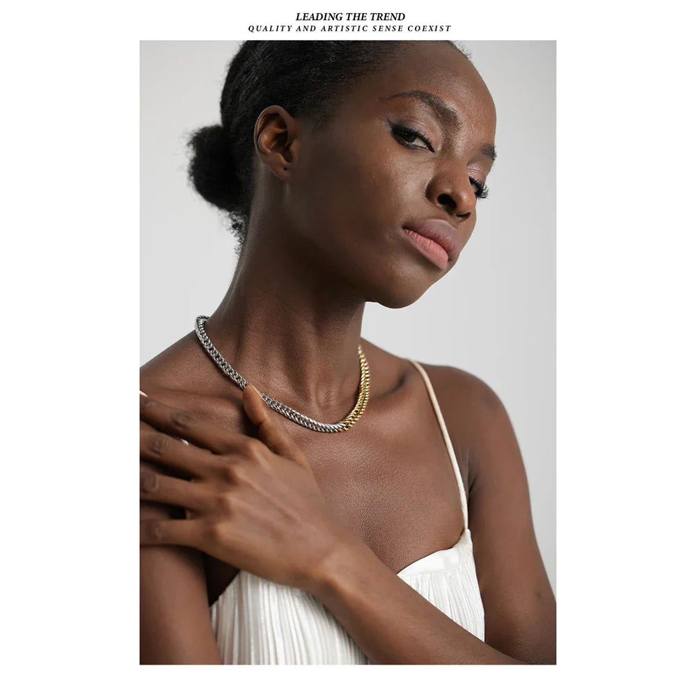 Chunky Gold Chain Necklace