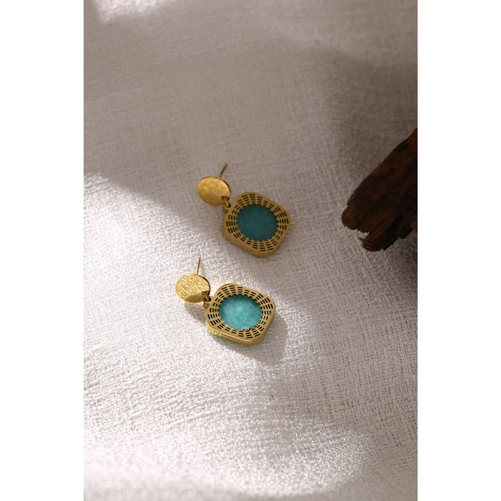 Square Dangle Earrings