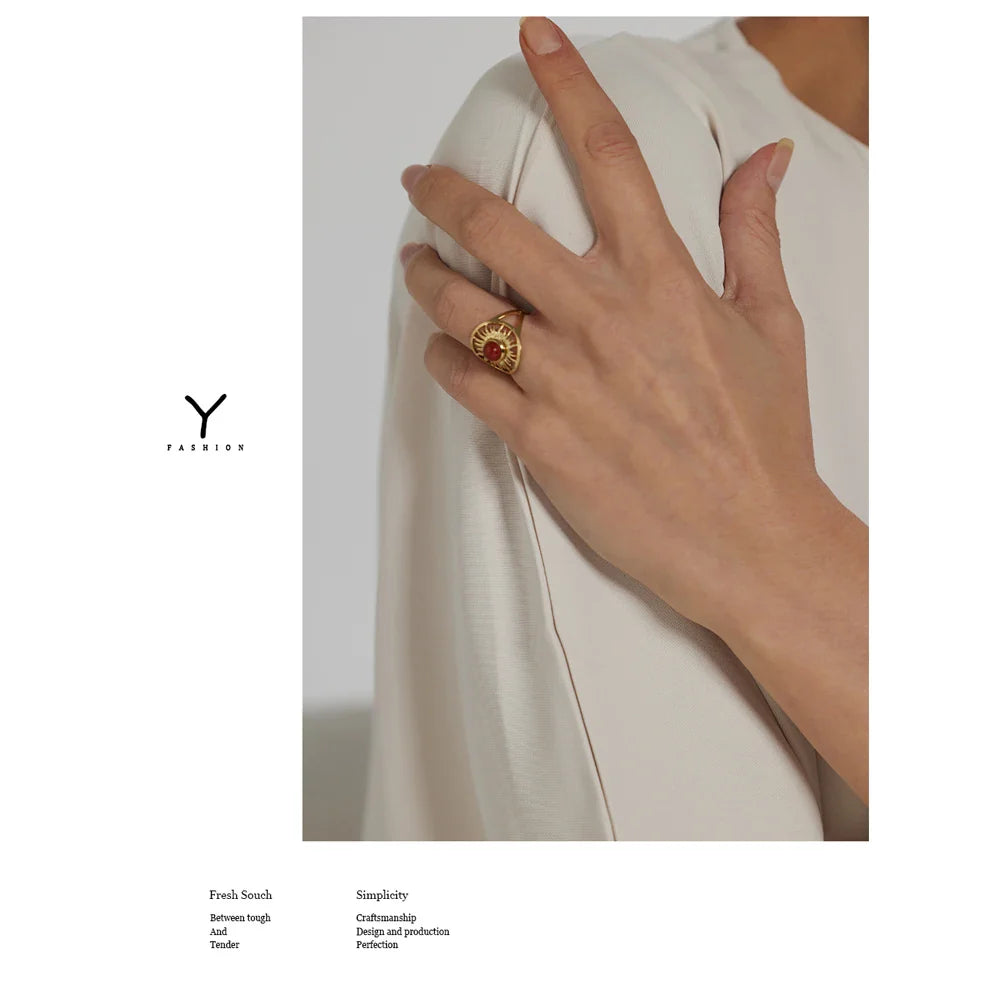 Gold Ring With Stone