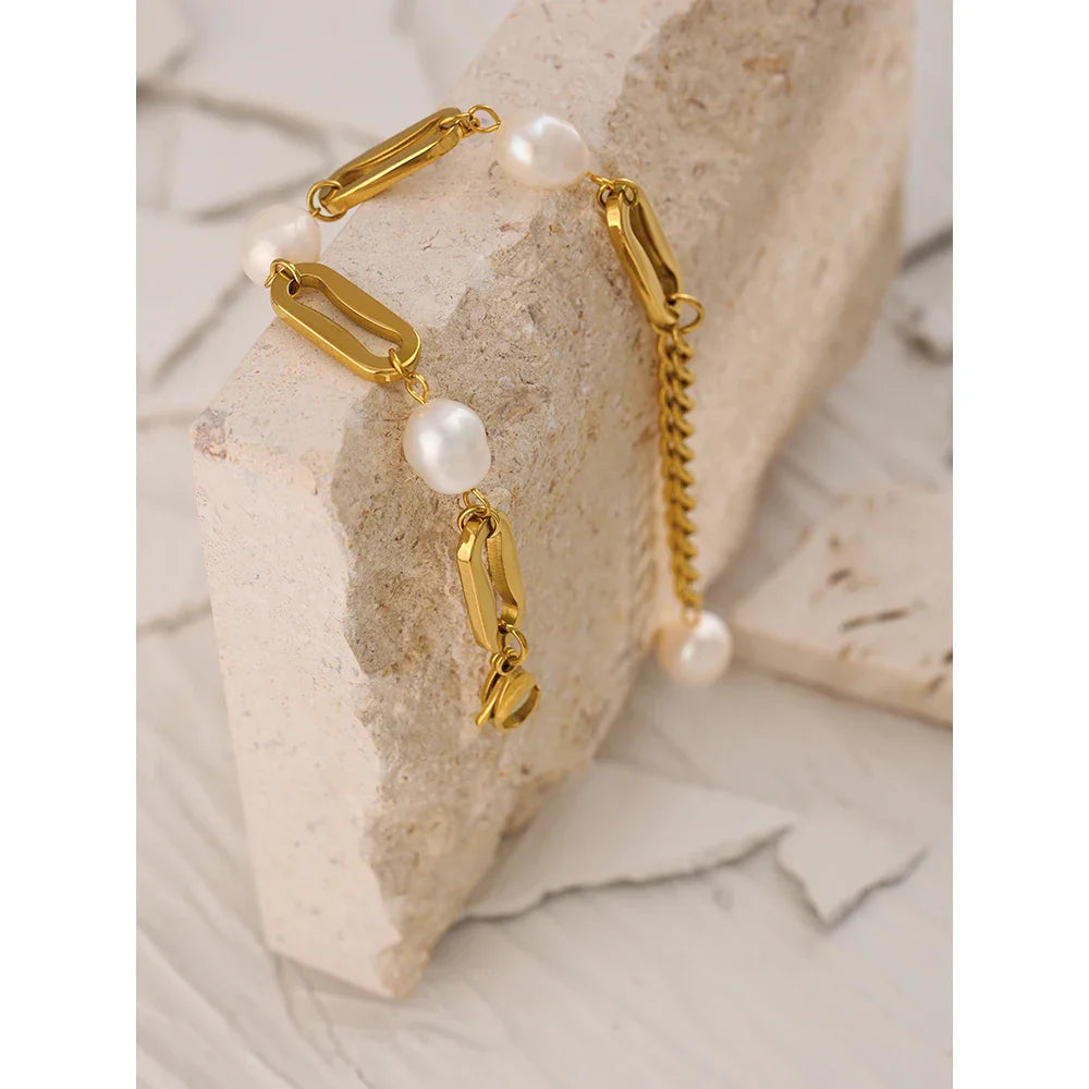 Bracelet Pearl Gold
