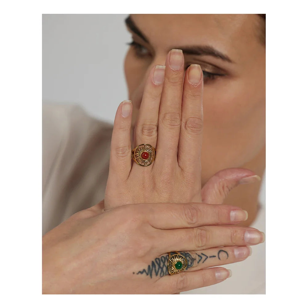 Gold Ring With Stone