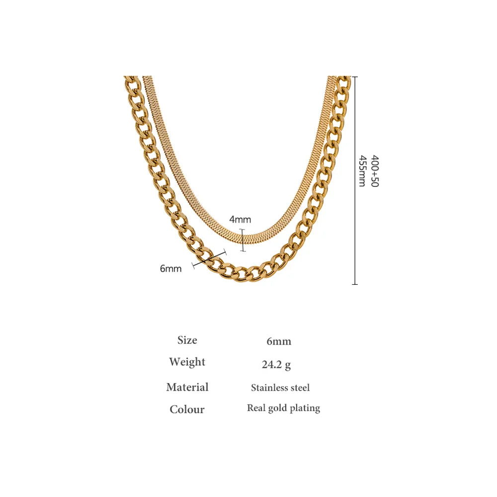 Layered Chain Necklace