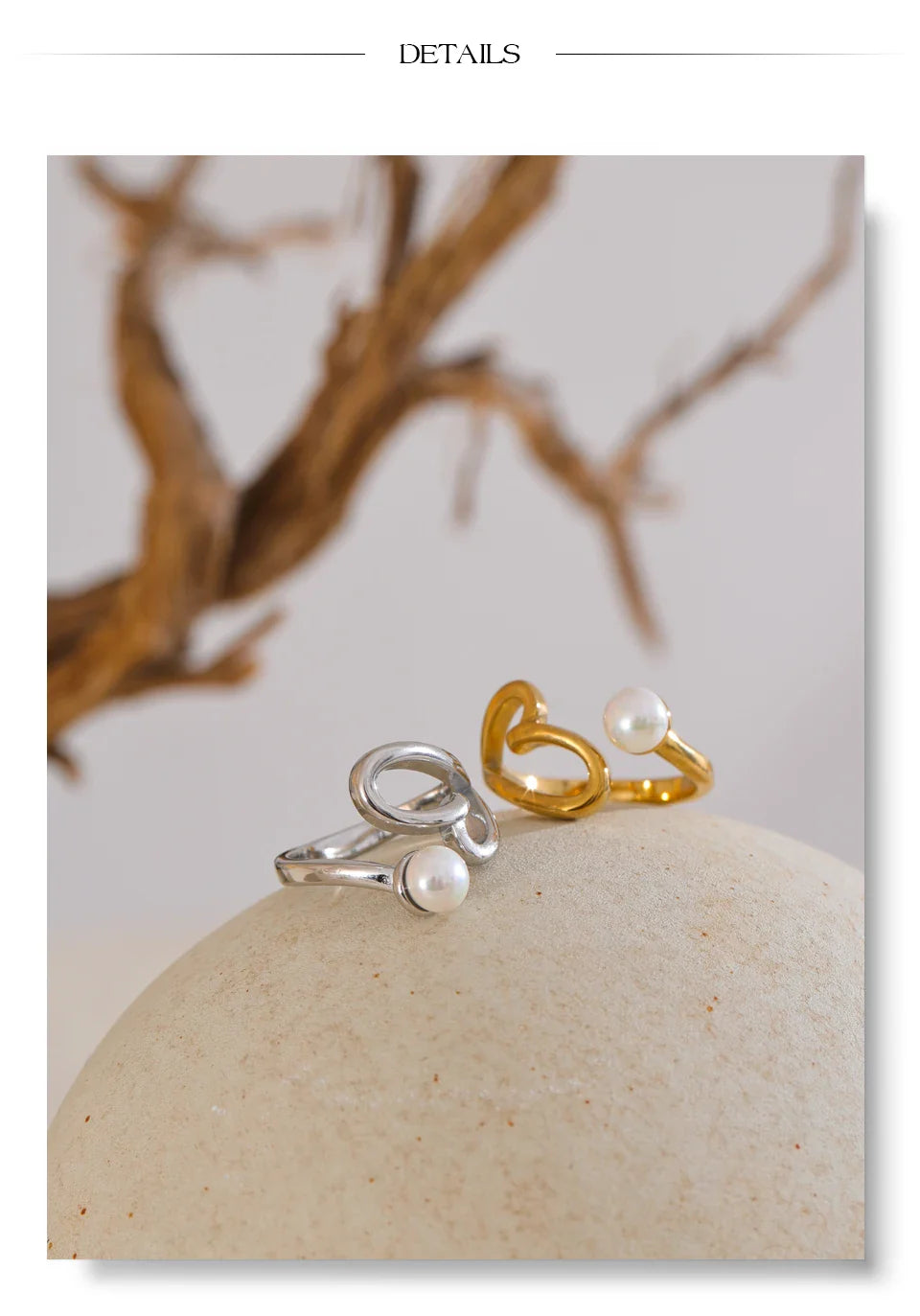 Gold Ring With Pearl