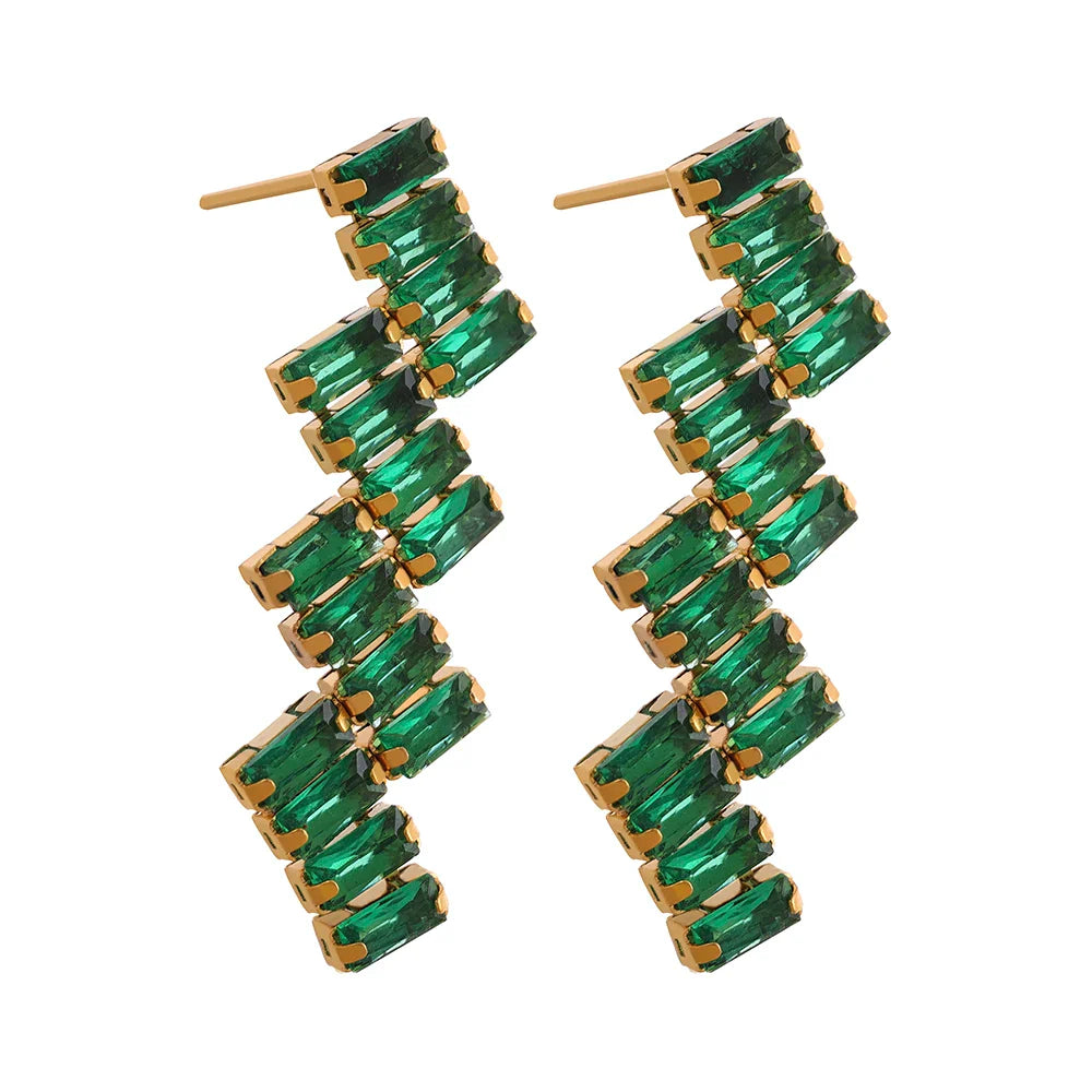 Luxury Zircon Drop Earrings