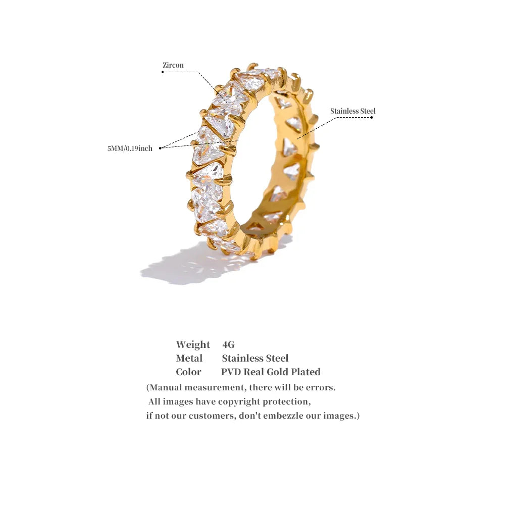 Delicate Bling Zirconia Ring