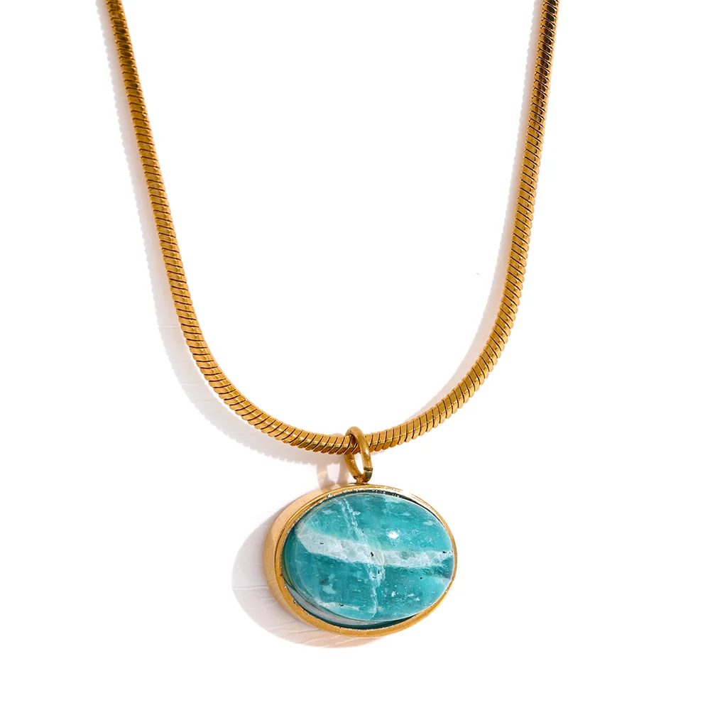 Blue Stone Necklace