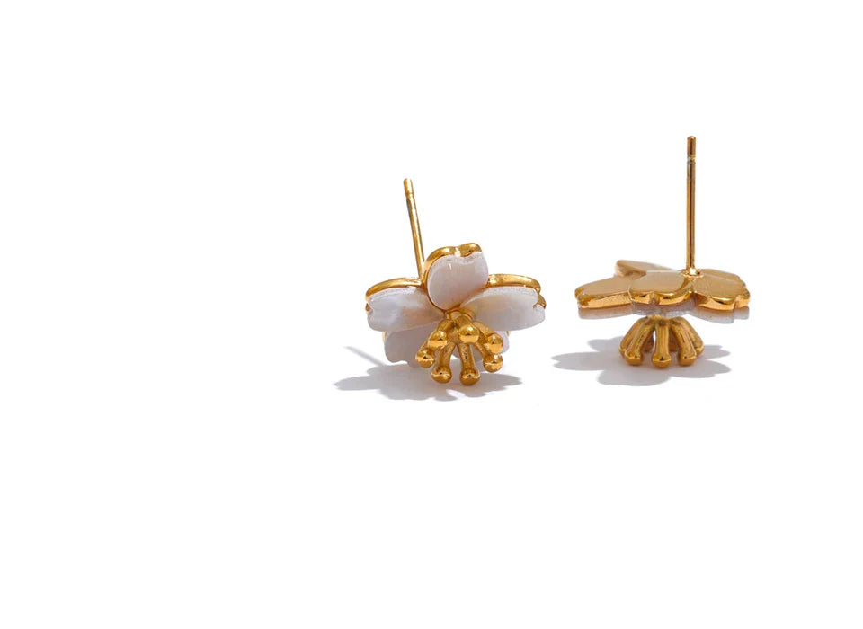 Flower Earrings Studs