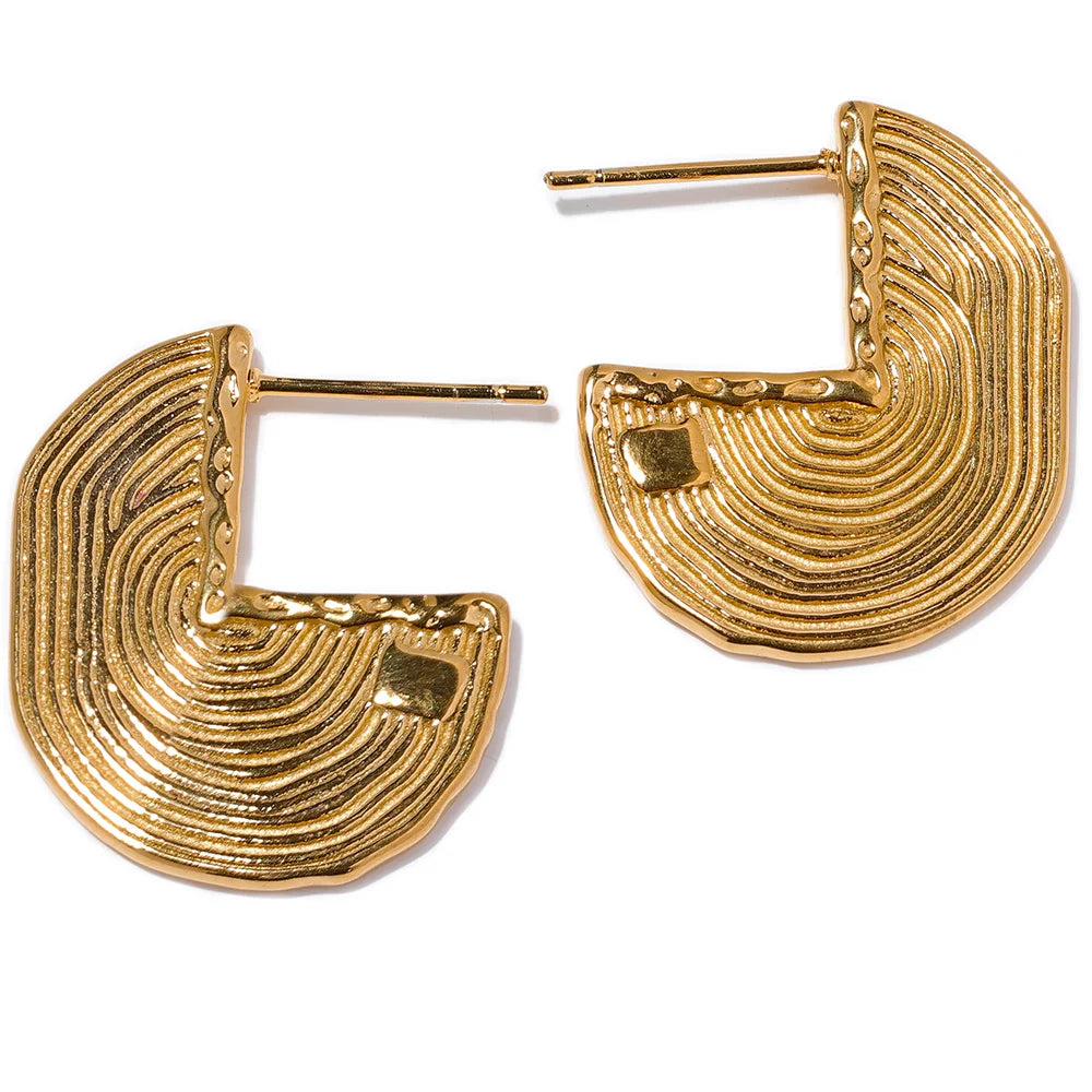 Hyperbole Statement Stud Earrings