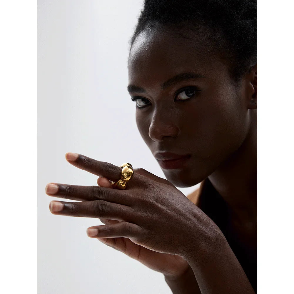 Flower Band Ring