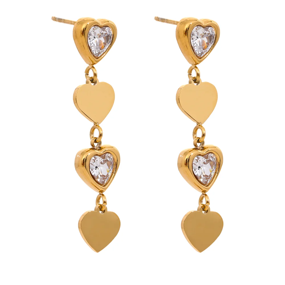 Cubic Zirconia Dangle Earrings
