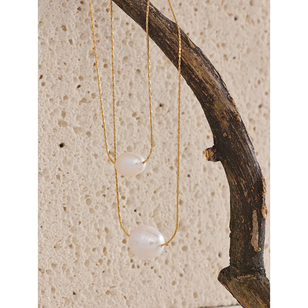 Dainty Pearl Necklace