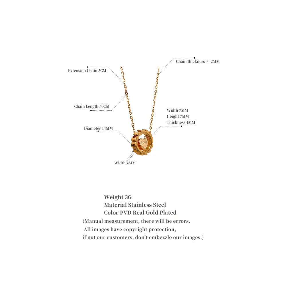 Love Necklace Gold