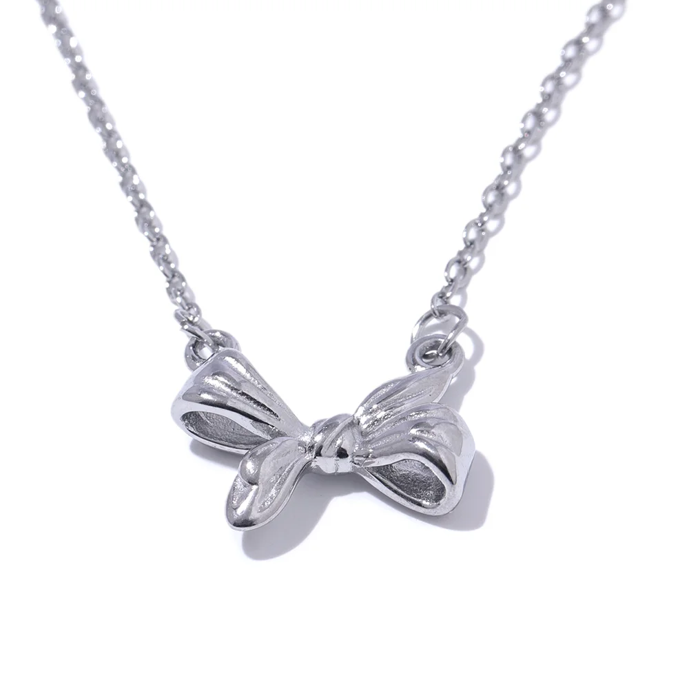 Waterproof Bow Knot Necklace