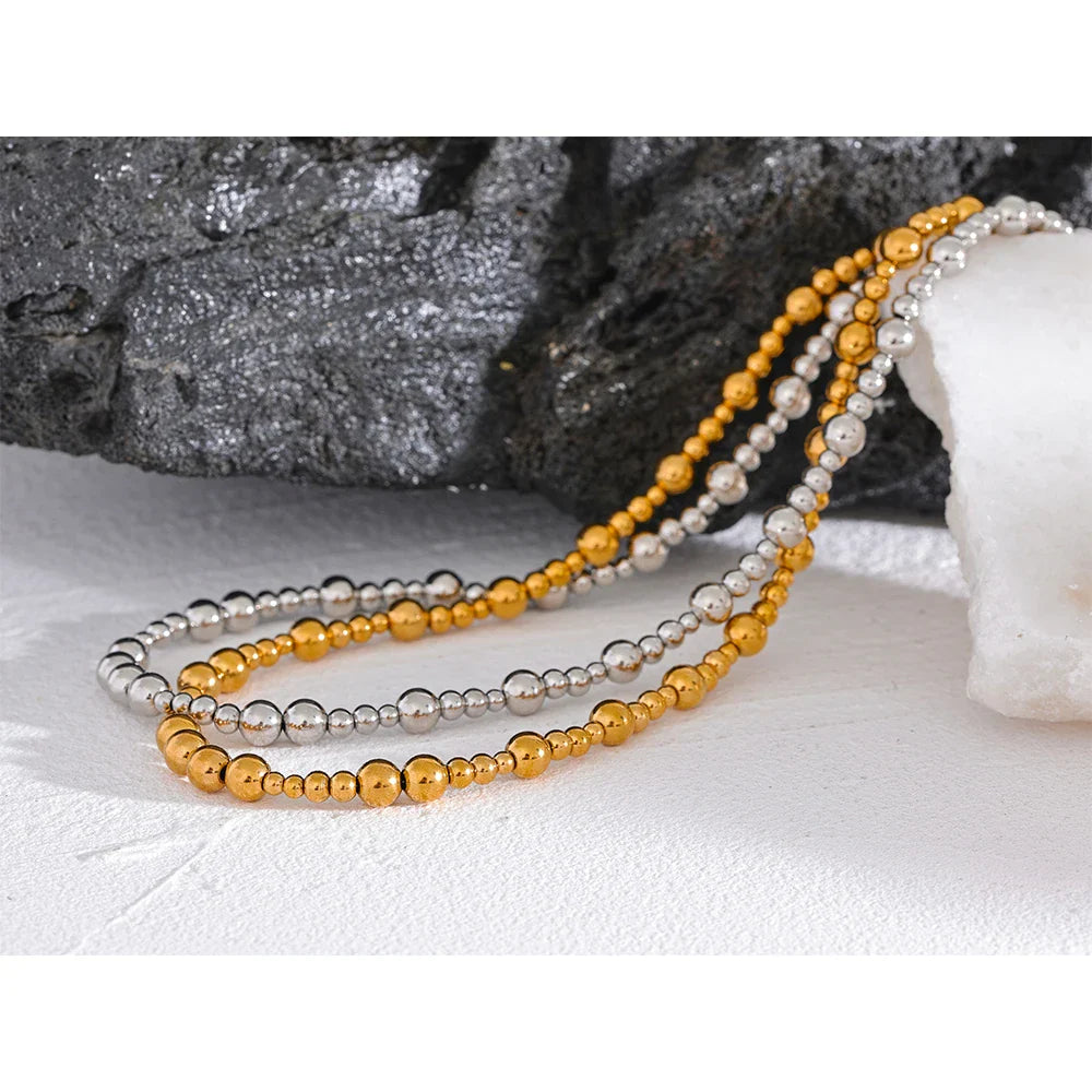 Gold Ball Chain Necklace