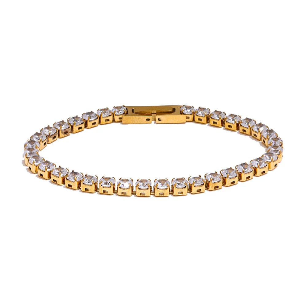 Cubic Zirconia Tennis Bracelet