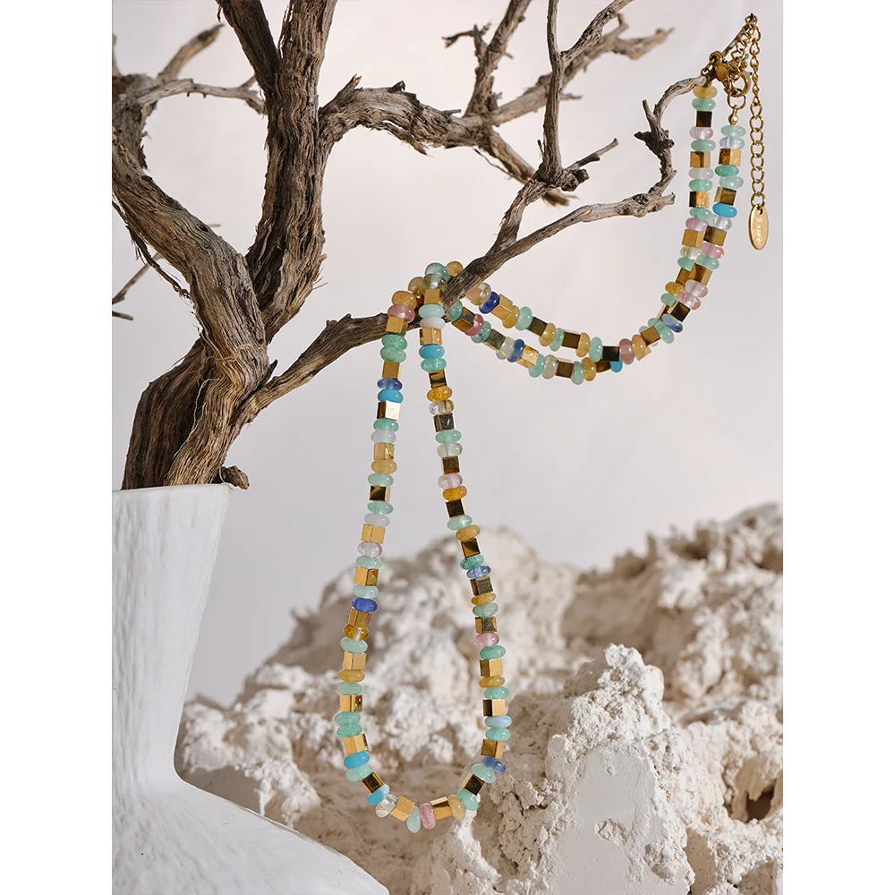 Opal Bead Necklace