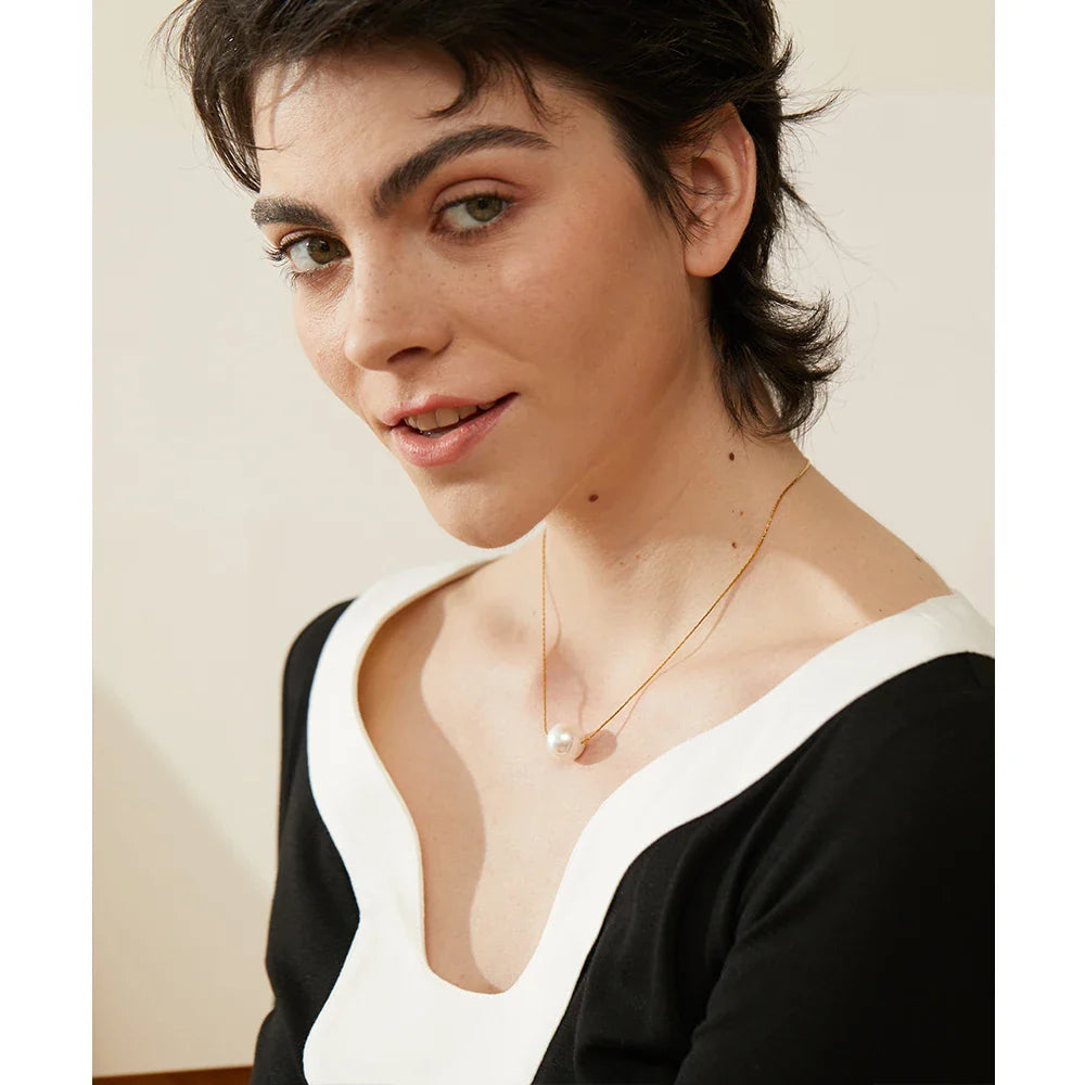 Single Pearl Necklace