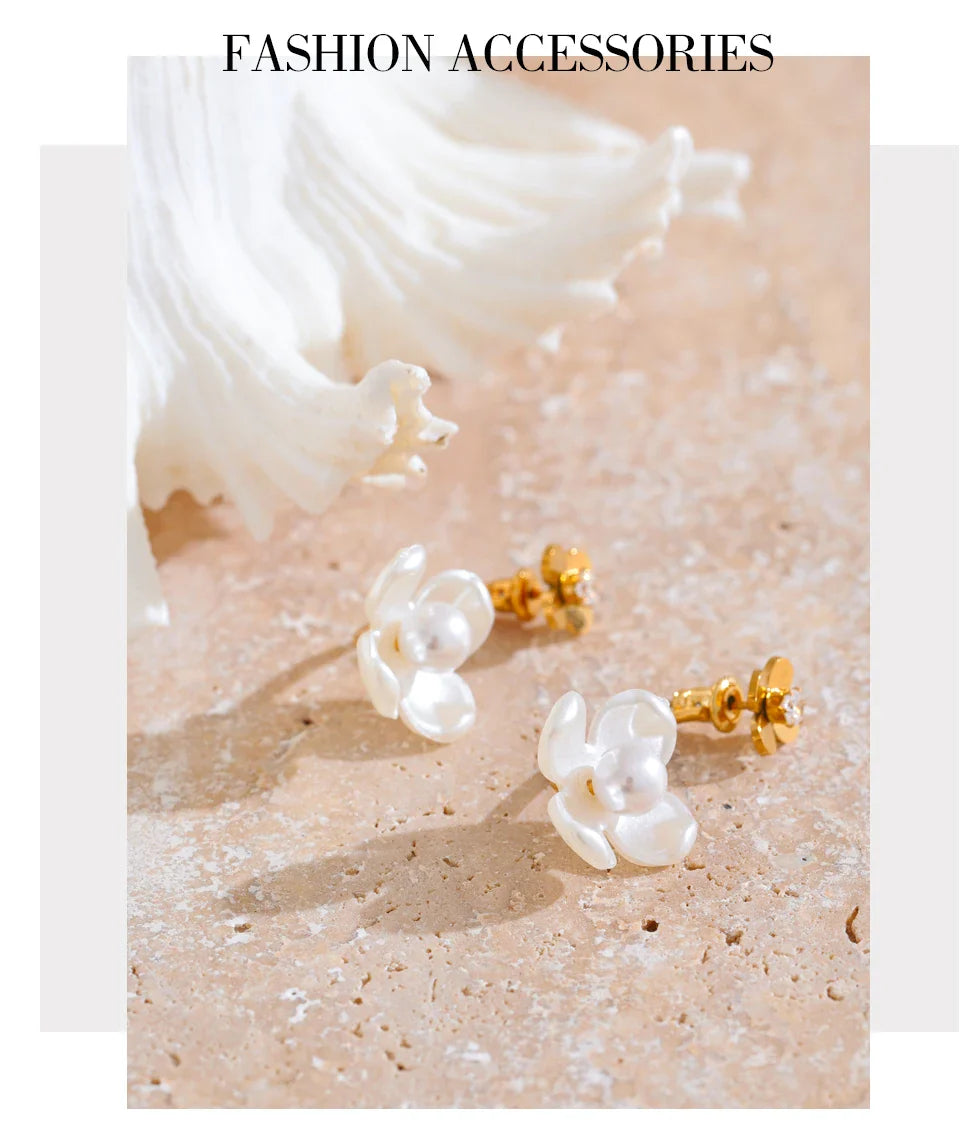 Flower Drop Earrings