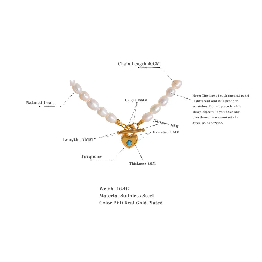Turquoise Bead Necklace