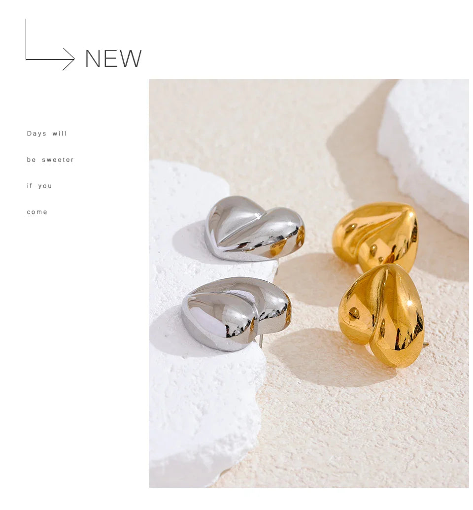 heart earrings