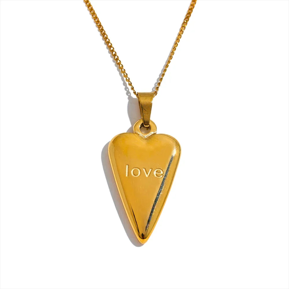 Engravable Heart Necklace