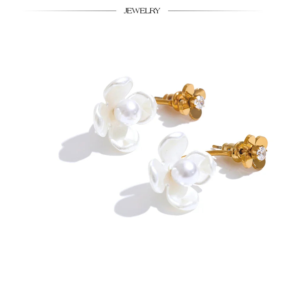 Flower Drop Earrings
