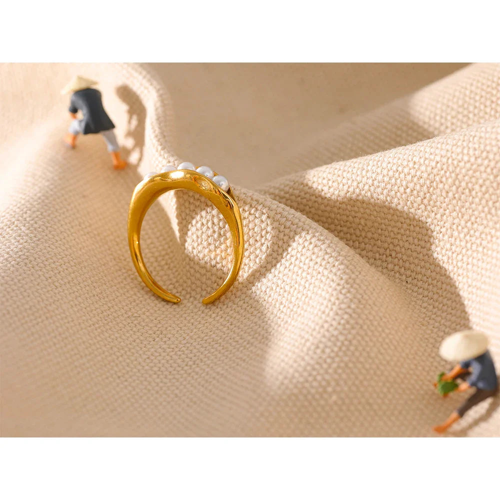 Pearl Ring Gold