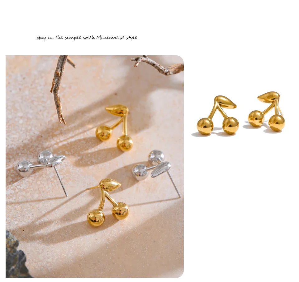 Cherry earrings