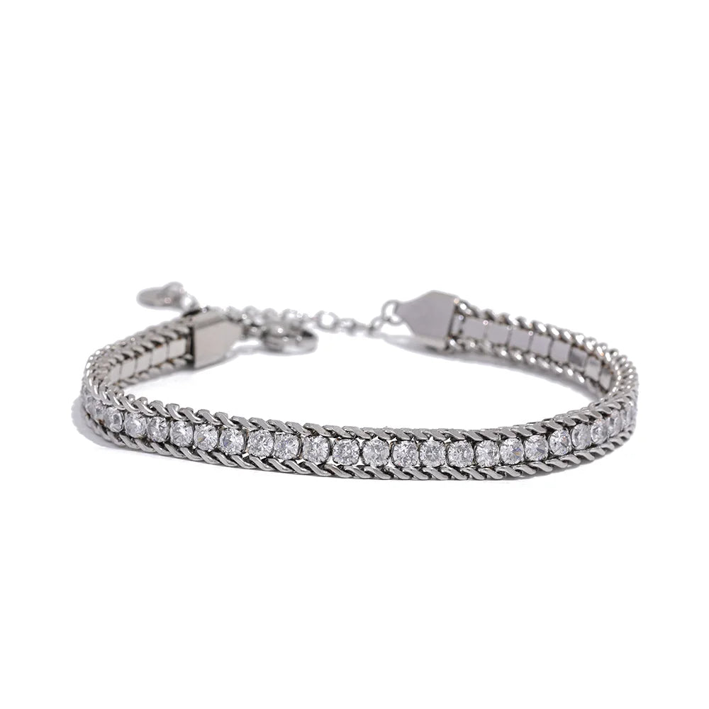 CZ Chain Bracelet