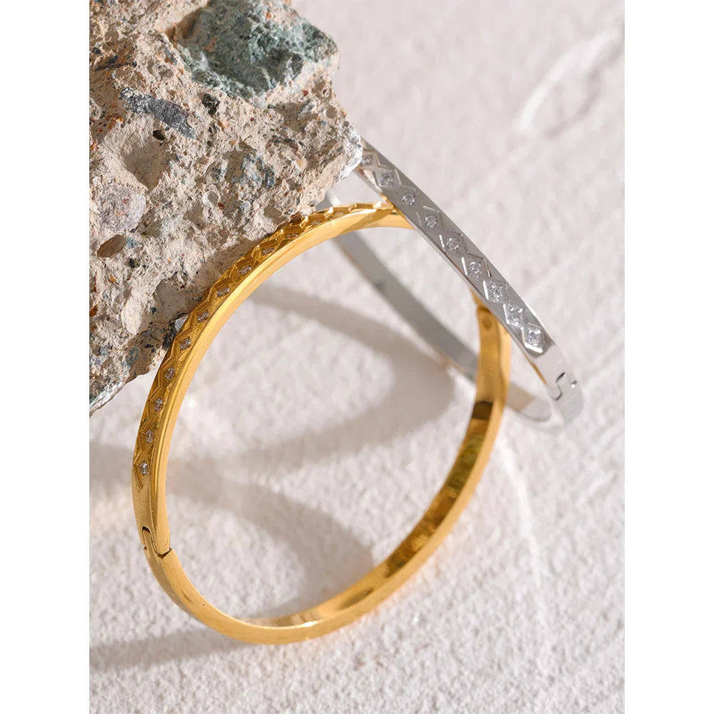 Gold Bangle Bracelet