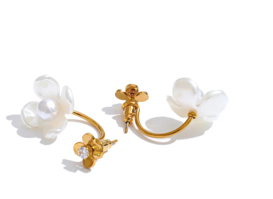 Flower Drop Earrings