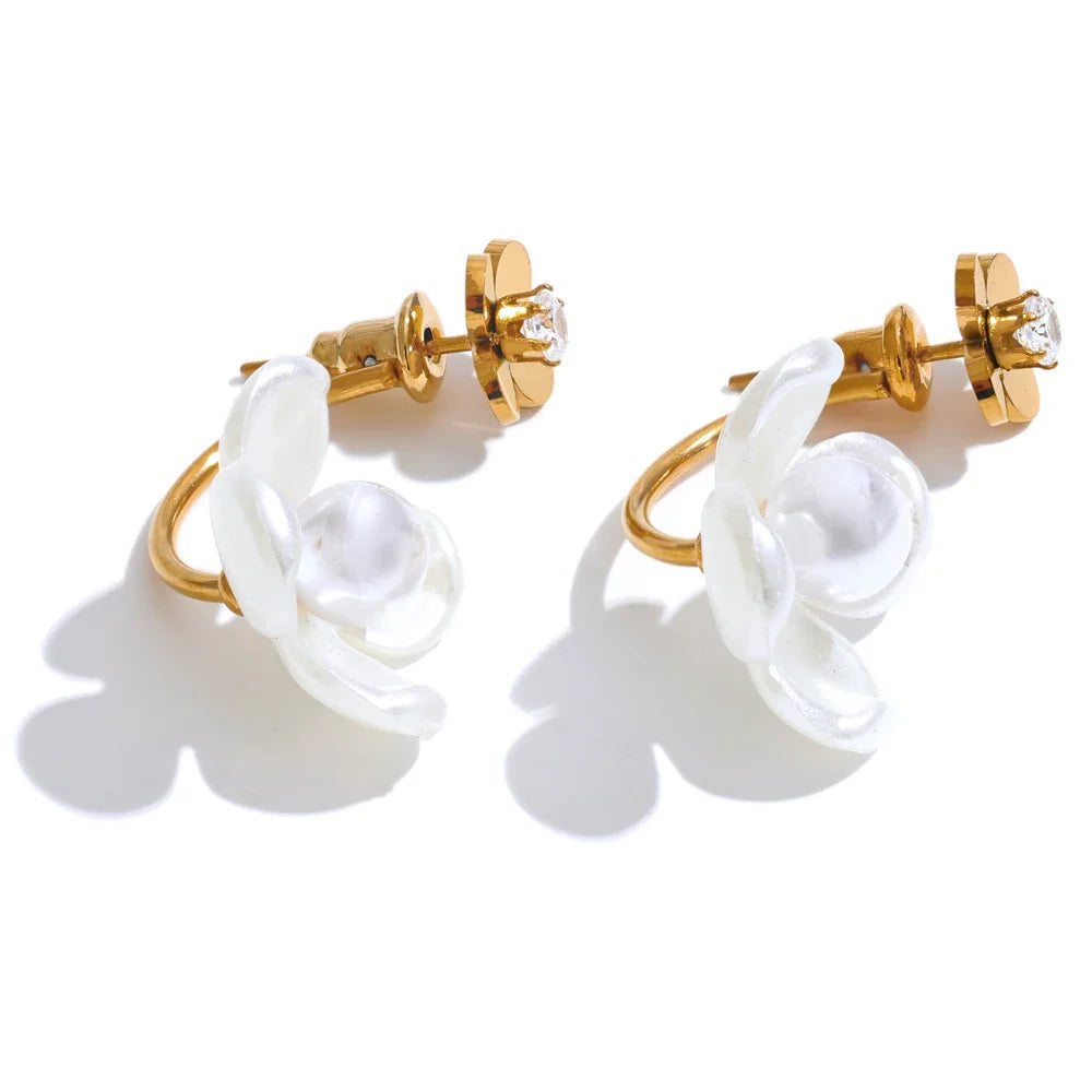 Flower Drop Earrings