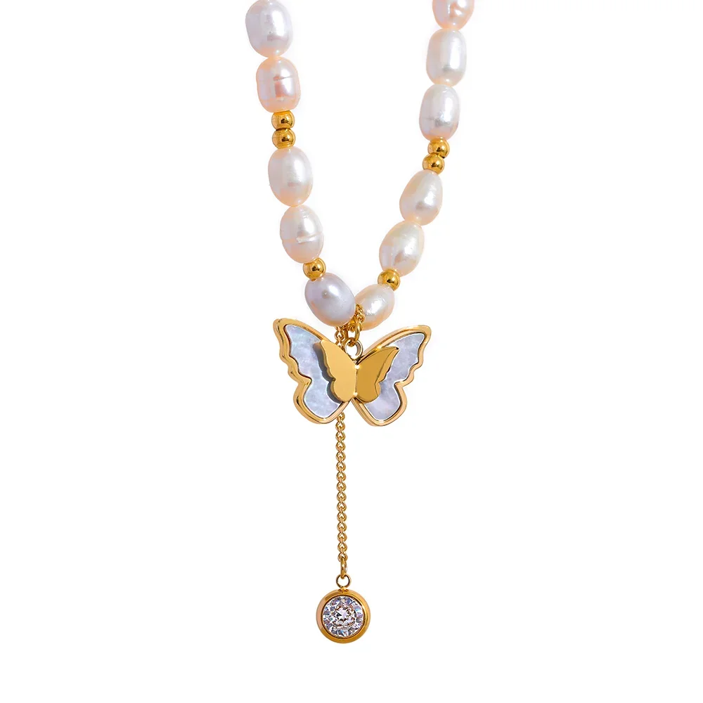 Butterfly Pendant Necklace