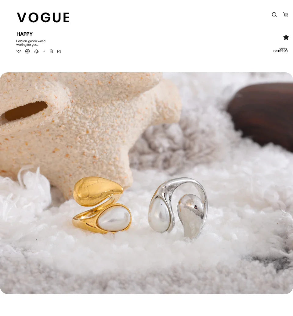 Pearl Gold Ring