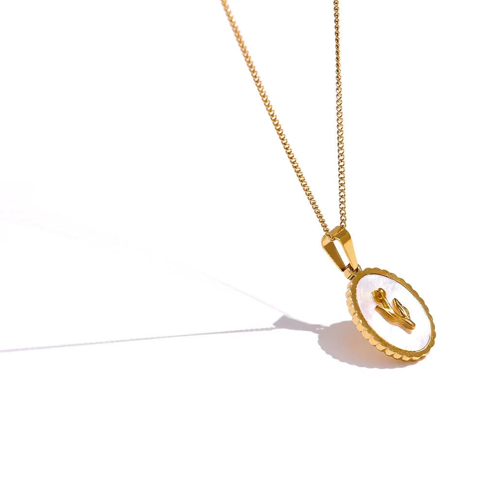 Flower Pendant Necklace
