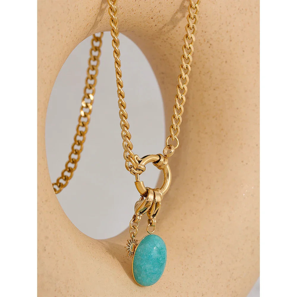 Turquoise Necklace Stone