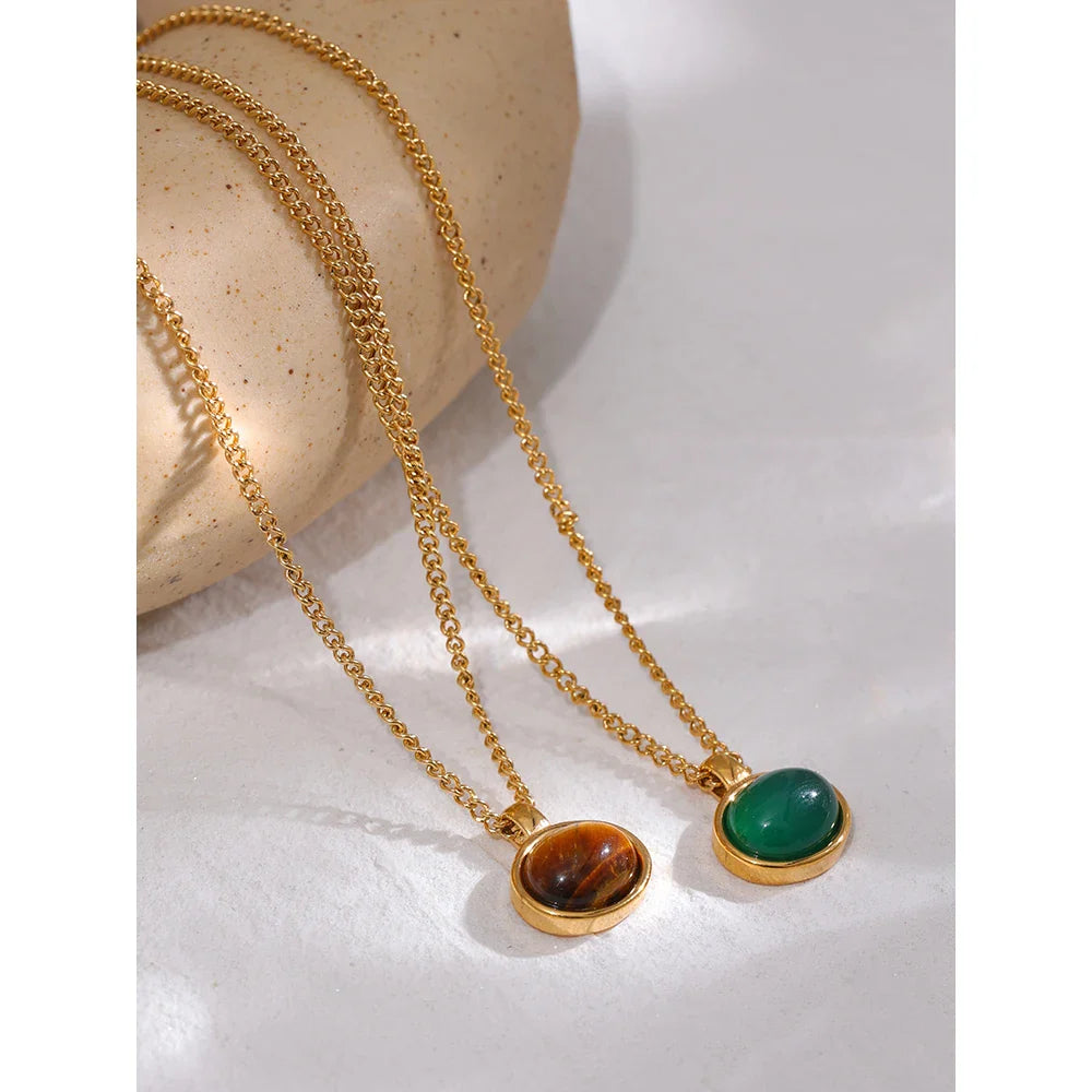Tiger Eye Stone Necklace