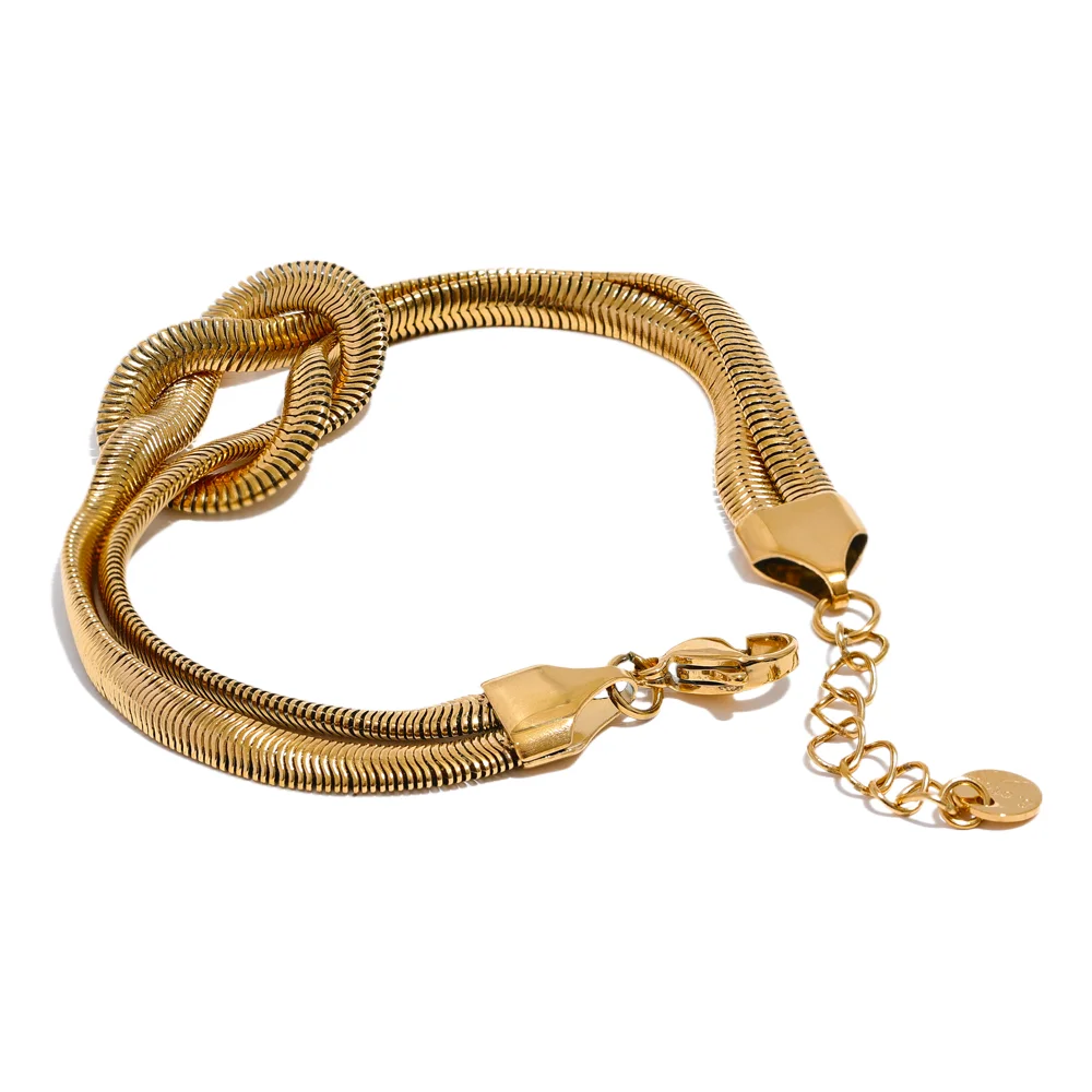 Snake Chain Necklace Set