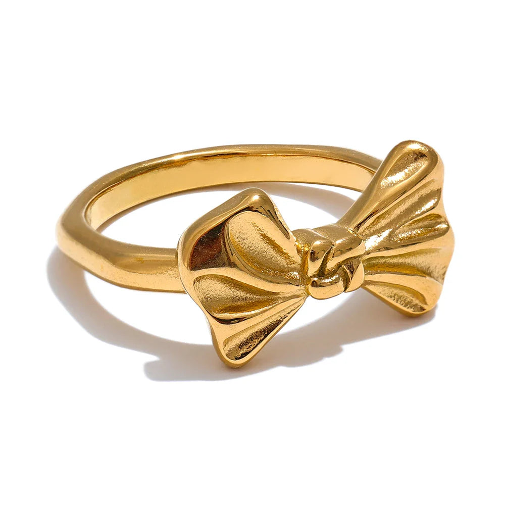 Bow Knot Finger Ring
