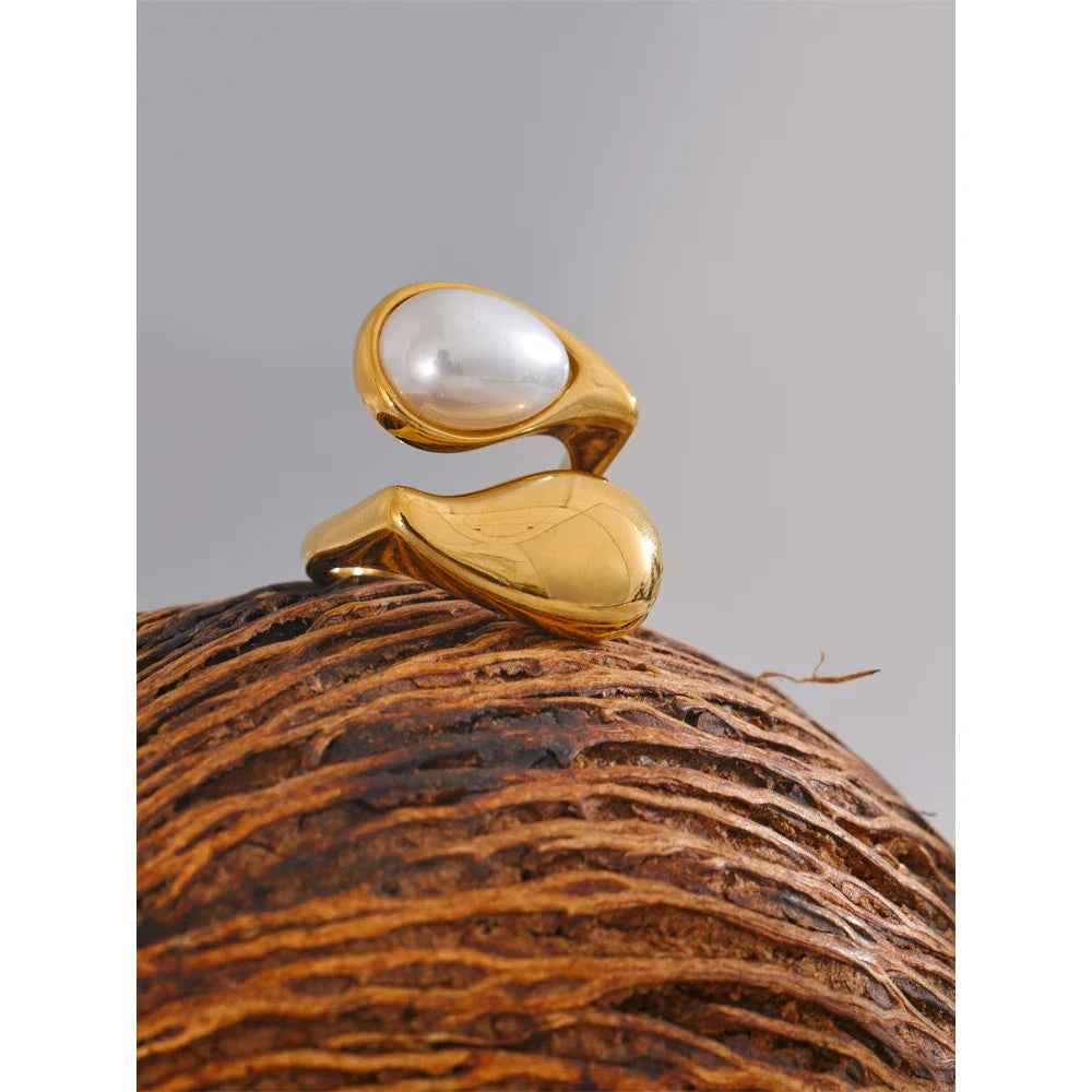 Pearl Gold Ring