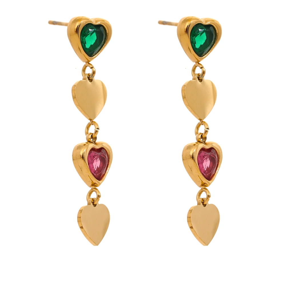 Cubic Zirconia Dangle Earrings