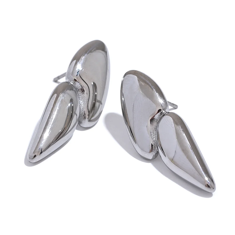 Abstract Stud Earrings
