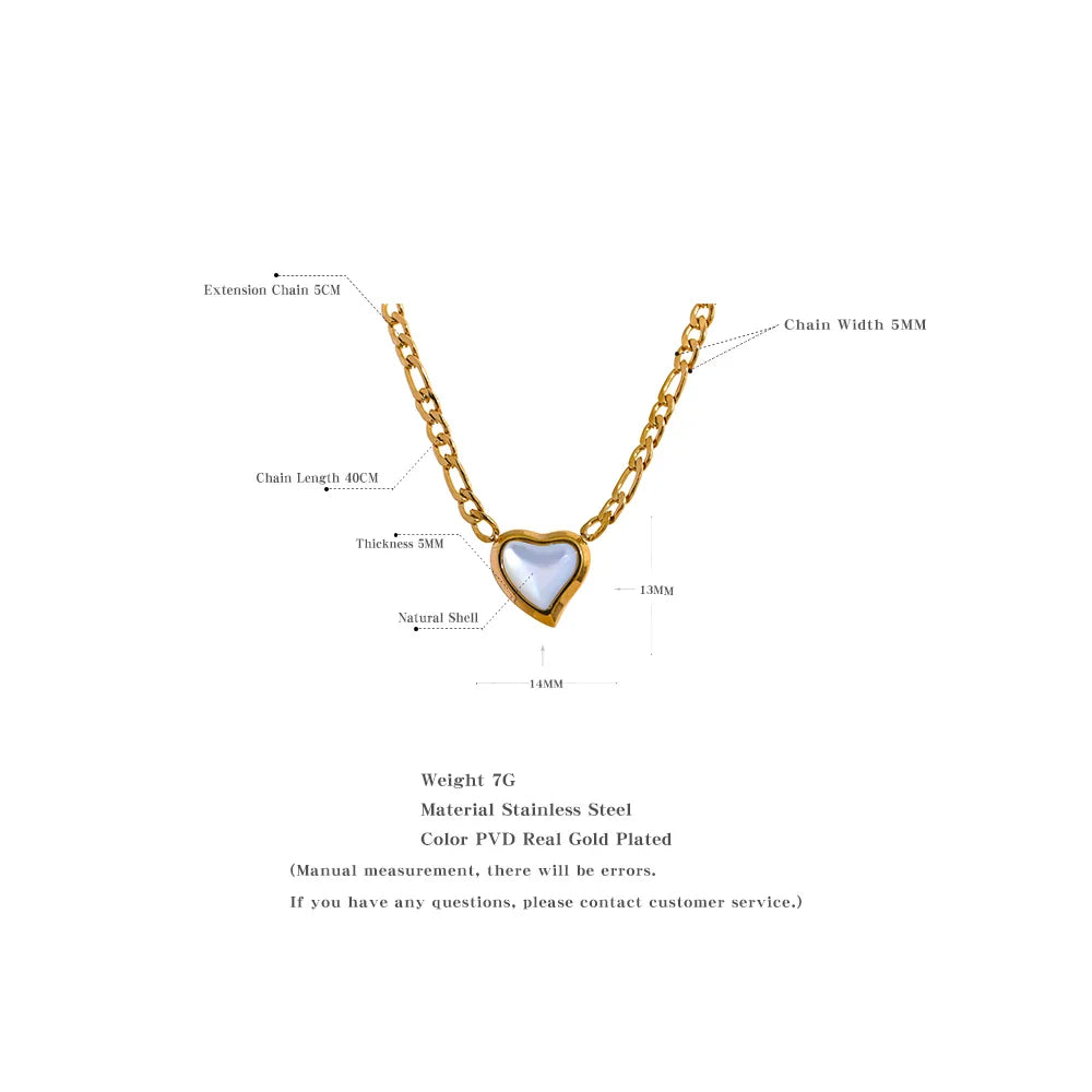 Pearl Heart Necklace