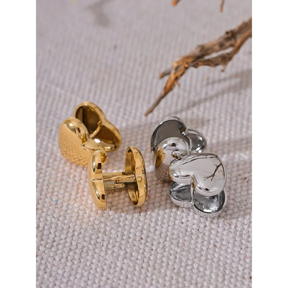 Sterling And Opal Earrings Heart