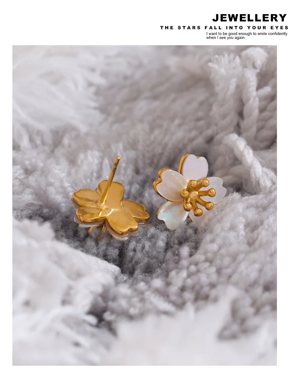 Flower Earrings Studs