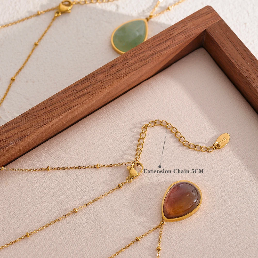 Green Stone Necklace