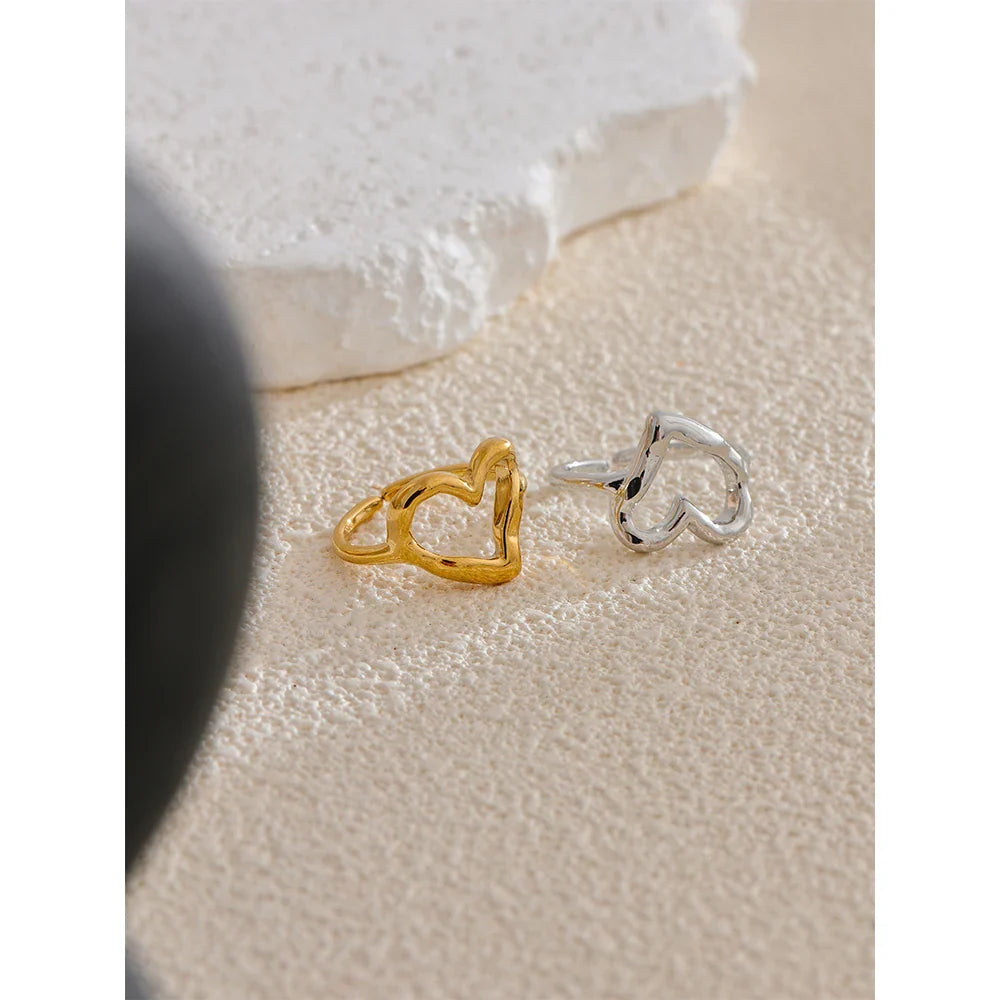 Gold Heart Ring