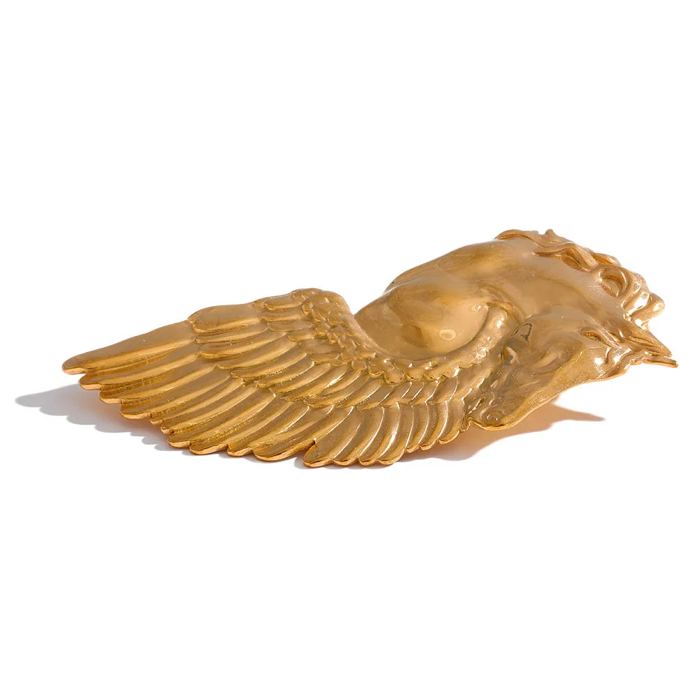 Horse Wing Brooch